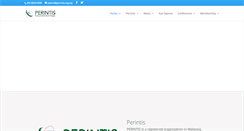 Desktop Screenshot of perintis.org.my