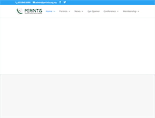 Tablet Screenshot of perintis.org.my